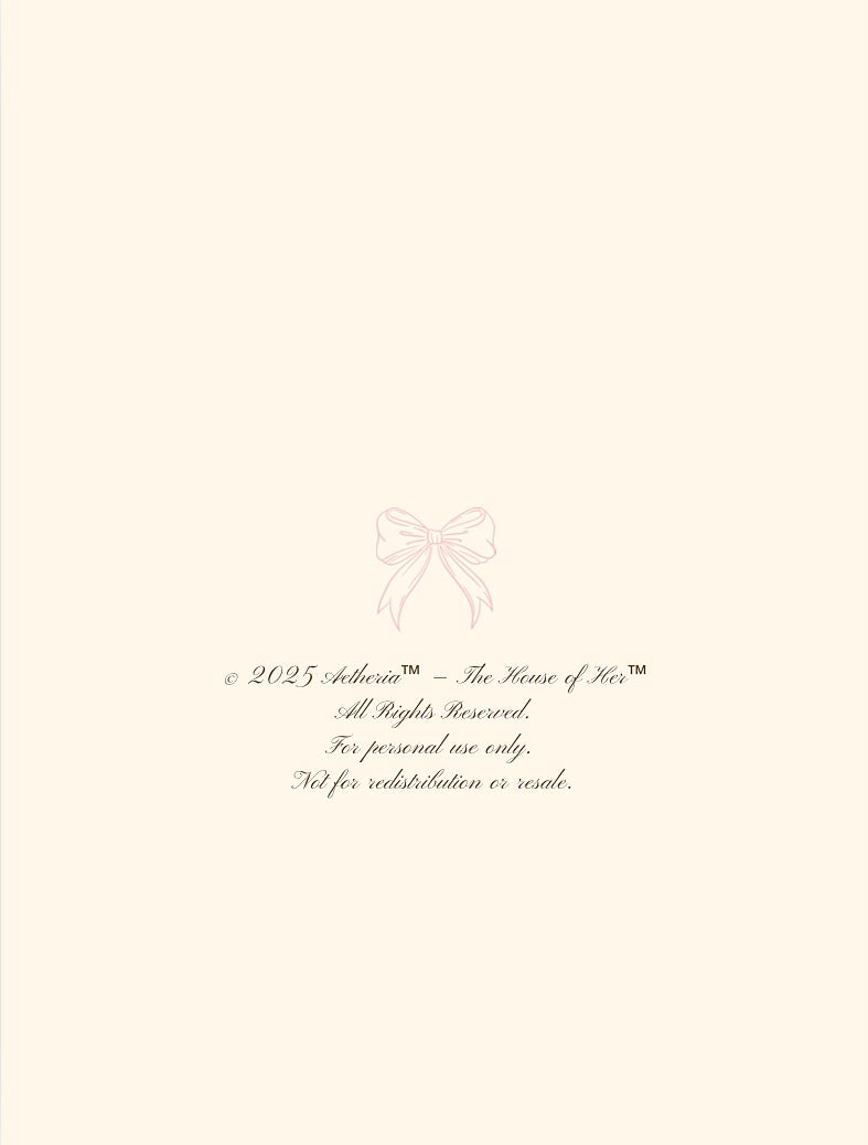 The Feminine Alignment Planner